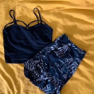 Artistic babe vibe outfit!